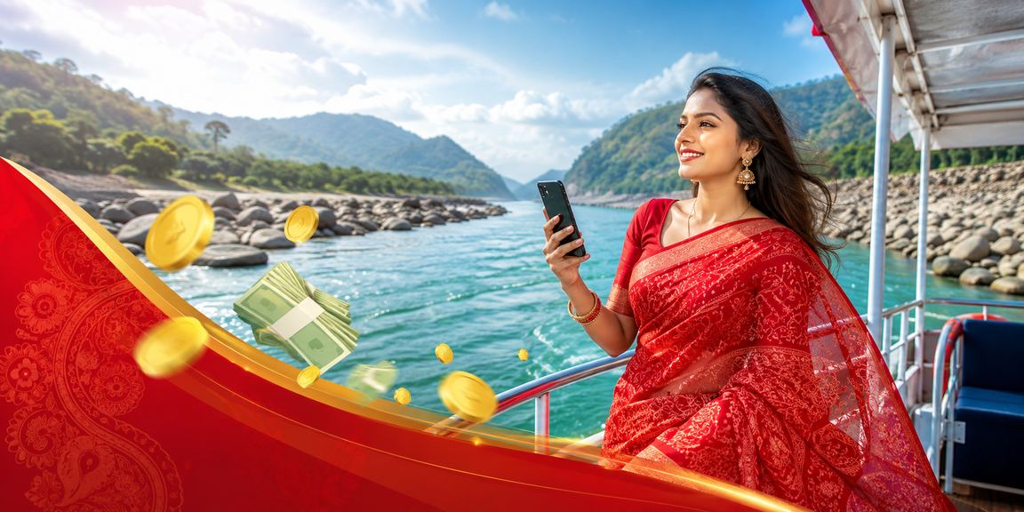 সিলেটে ক্যাশব্যাক বোনাস পেয়ে উচ্ছ্বসিত বাংলাদেশি ব্যবহারকারী শাড়িতে